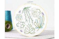 Hawthorn Handmade - Contemporary Embroidery Kit - Succulents