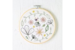 Hawthorn Handmade - Contemporary Embroidery Kit - Wildflower Meadow