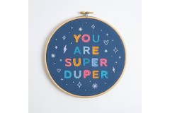 Hawthorn Handmade - Contemporary Embroidery Kit - You Are Super Duper
