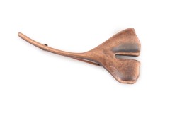 HiyaHiya Shawl Pin - Copper Gingko Leaf