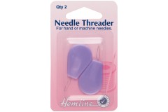 Hemline Needle Threader, Plastic handle