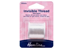 Hemline Invisible Thread - 200m - Clear