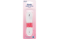 Elastic - General Knitted Elastic - 12mm wide - White (2m length)