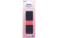 Elastic - General Knitted Elastic - 32mm wide - Black (1m length)