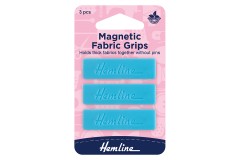 Hemline Magnetic Fabric Grips - 3 Pieces