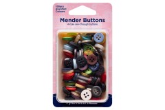 Hemline Mender Buttons - Assorted Value Pack (Pack of 100)