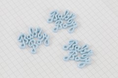 Baby Boy Buttons, Baby Blue, 31mm (pack of 3)