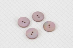 Round Shell Buttons, Lilac, 17.5mm (pack of 4)