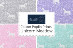 John Louden - Cotton Poplin Prints - Unicorn Meadow