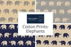 John Louden - Cotton Prints - Elephants