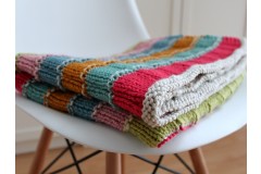 Julia Marsh - Special Stripy Blanket - Beach Huts (Stylecraft Yarn Pack)