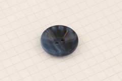 King Cole BT205 - 'Tonal' - Plastic Button, 2 Hole, Navy, 21mm