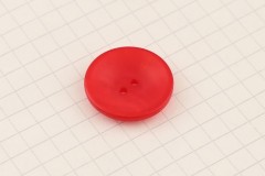 King Cole BT211 - 'Tonal' - Plastic Button, 2 Hole, Red, 21mm