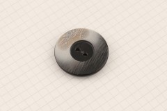 King Cole BT231 - 'Riot' - Round Button, 2 Hole, Brown, 34mm