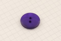King Cole BT272 - 'Big Value' - Plastic Button, 2 Hole, Purple, 19mm