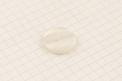 King Cole BT285 - 'Big Value' - Plastic Button, 2 Hole, Cream, 19mm