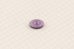 King Cole BT355 - 'Smarty' - Plastic Button, Oval, 2 Hole, Purple, 15mm