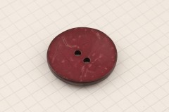 King Cole BT373 - 'Corona' - Round Button, 2 Hole, Wine, 30mm