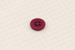 King Cole BT403 - 'Timeless' - Round Button, Plastic, 4 Hole, Magenta, 15mm