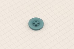 King Cole BT413 - 'Timeless' - Round Button, Plastic, 4 Hole, Jade, 15mm