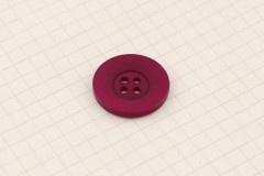 King Cole BT419 - 'Timeless' - Round Button, Plastic, 4 Hole, Magenta, 23mm