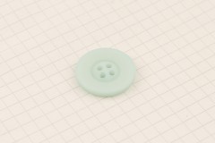 King Cole BT421 - 'Timeless' - Round Button, Plastic, 4 Hole, Aqua, 23mm