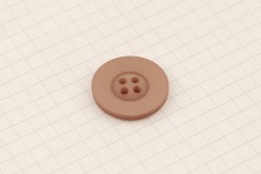 King Cole BT427 - 'Timeless' - Round Button, Plastic, 4 Hole, Camel, 23mm