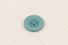 King Cole BT430 - 'Timeless' - Round Button, Plastic, 4 Hole, Jade, 23mm