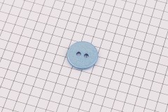 King Cole BT501 - 'Fjord' - Round Button, Glitter Plastic, 2 Hole, Blue, 24 ligne, 15mm