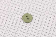 King Cole BT502 - 'Fjord' - Round Button, Glitter Plastic, 2 Hole, Green, 24 ligne, 15mm