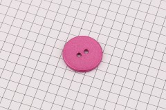 King Cole BT510 - 'Fjord' - Round Button, Glitter Plastic, 2 Hole, Bright Pink, 32 ligne, 20mm