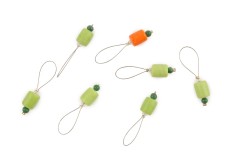 KnitPro Zooni Bead Stitch Markers - Holly (Set of 7)