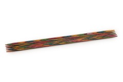 KnitPro Double Point Knitting Needles - Symfonie Wood - 15cm (2.50mm)