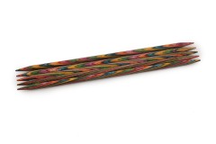 KnitPro Double Point Knitting Needles - Symfonie Wood - 20cm (6mm)