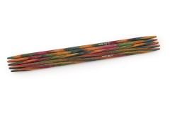 KnitPro Double Point Knitting Needles - Symfonie Wood - 10cm (2.5mm)