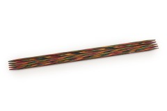 KnitPro Double Point Knitting Needles - Symfonie Wood - 20cm (3.25mm)