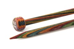 KnitPro Single Point Knitting Needles - Symfonie Wood - 25cm (5.50mm)