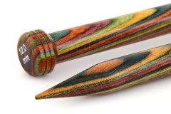 KnitPro Single Point Knitting Needles - Symfonie Wood - 35cm (12.00mm)