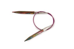 KnitPro Fixed Circular Knitting Needles - Symfonie Wood - 40cm (7mm)
