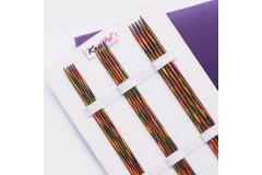 KnitPro Double Point Knitting Needles - Symfonie Wood - 20cm Set