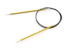 KnitPro Fixed Circular Knitting Needles - Zing - 80cm (3.50mm)