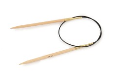 KnitPro Fixed Circular Knitting Needles - Basix Beech - 60cm (5.5mm)