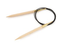 KnitPro Fixed Circular Knitting Needles - Basix Beech - 100cm (8mm)