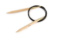 KnitPro Fixed Circular Knitting Needles - Basix Beech - 100cm (9mm)