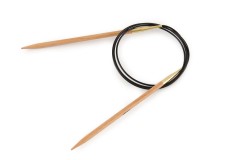 KnitPro Fixed Circular Knitting Needles - Basix Beech - 100cm (5mm)