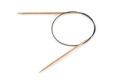 KnitPro Fixed Circular Knitting Needles - Basix Beech - 80cm (3mm)