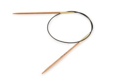 KnitPro Fixed Circular Knitting Needles - Basix Beech - 60cm (3.25mm)