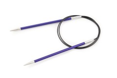 KnitPro Fixed Circular Knitting Needles - Zing - 80cm (4.50mm)