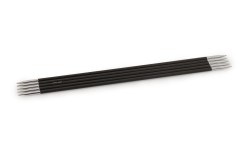 KnitPro Double Point Knitting Needles - Karbonz - 20cm (3.25mm)
