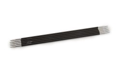 KnitPro Double Point Knitting Needles - Karbonz - 20cm (4.00mm)
